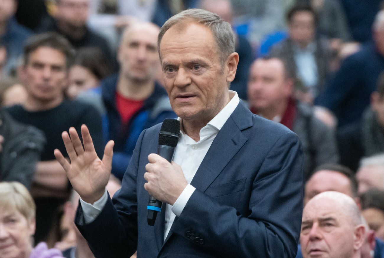 Donald Tusk w Częstochowie. Sympatyczka PO nie mogła nachwalić się polityka. Nie takiej odpowiedzi się spodziewała.