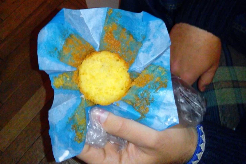 Kolegę poczęstowałem muffinkiem, którego sam chętnie bym zjadł