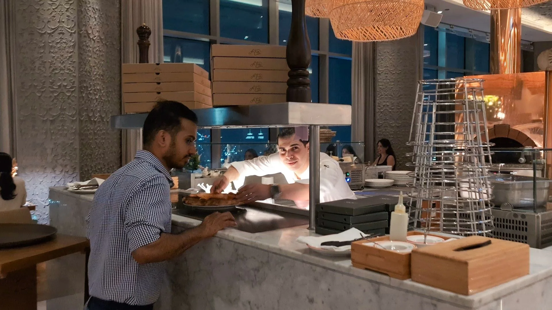Wnętrze restauracji Filia