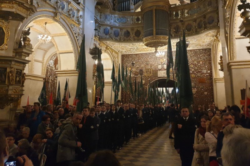 Pielgrzymka środowisk narodowych na Jasną Górę.