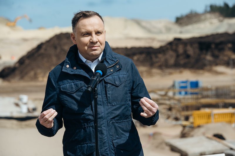 Andrzej Duda mówił o oczkach wodnych przy każdym domu. To nawiązanie do programu PiS "Moja Woda".