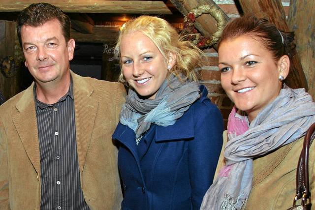 Od lewej: Robert Radwański, Urszula Radwańska i Agnieszka Radwańska