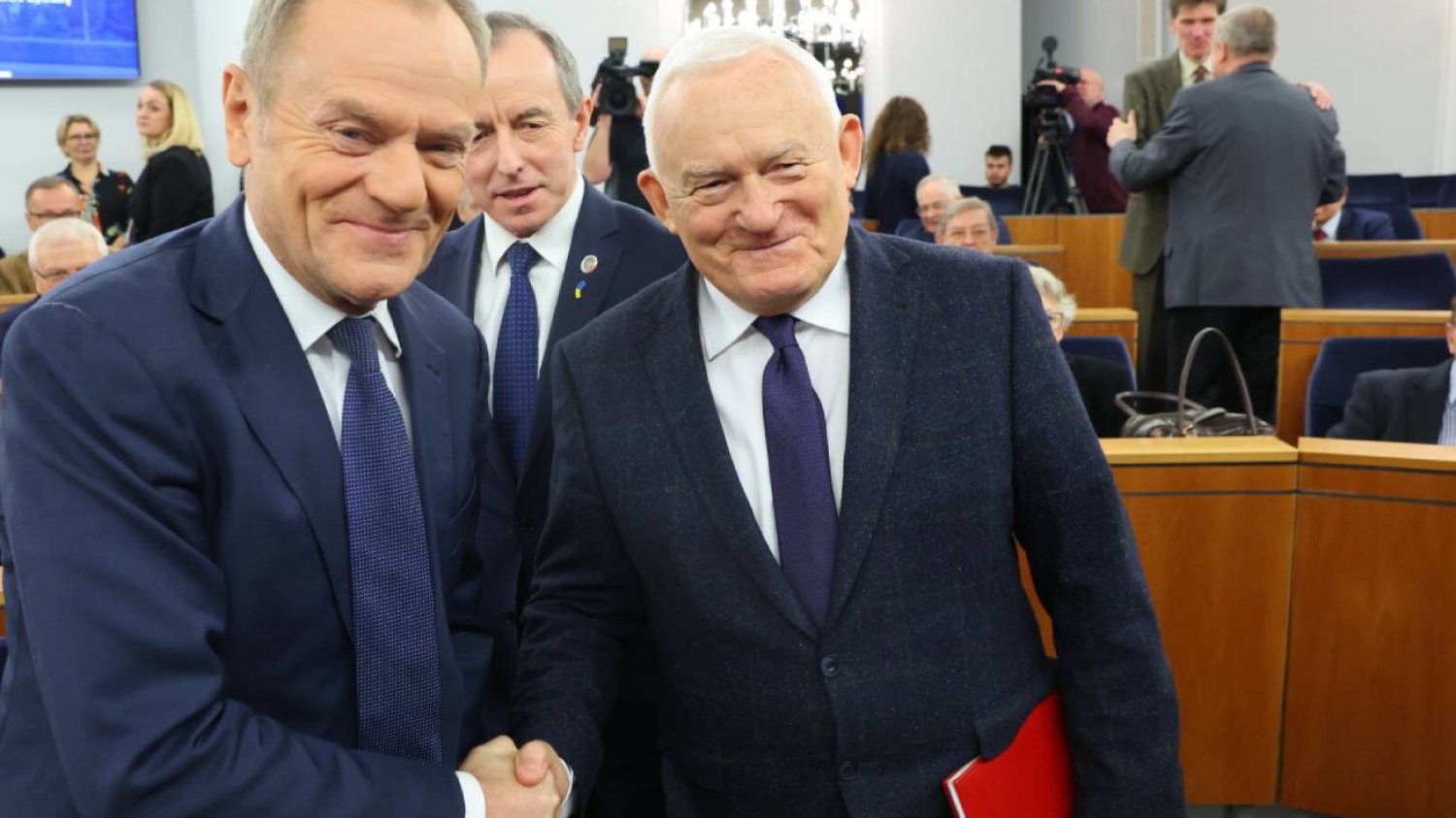 Donald Tusk i Leszek Miller Donald Tusk i Leszek Miller