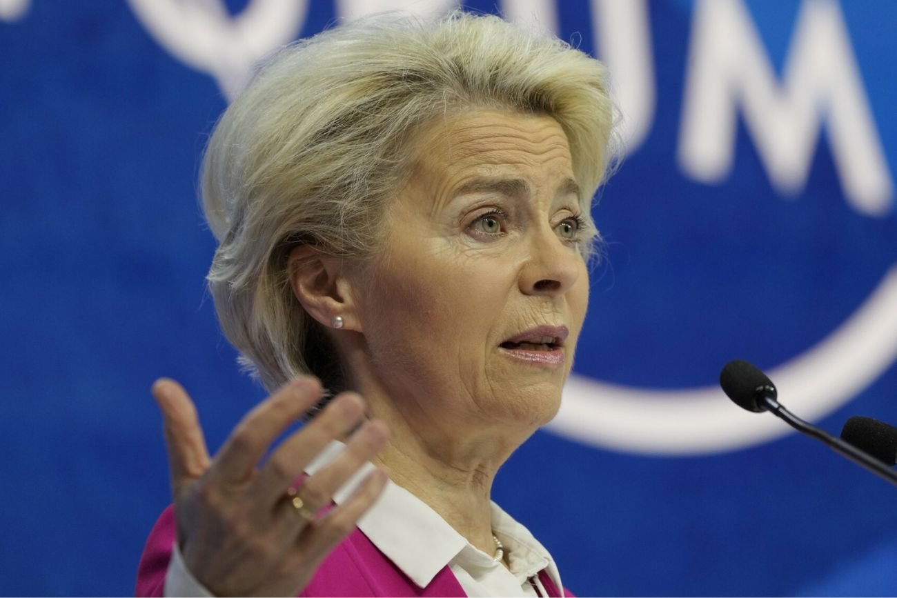 Ursula von der Leyen na forum w Davos.