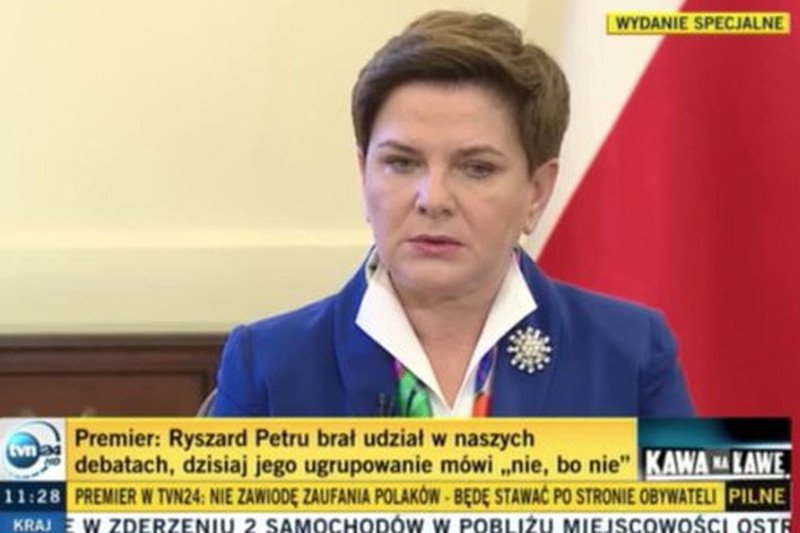 Premier Szydło twierdzi, że demonstracje organizują "ci, którzy utracili władzę, przywileje i wpływy".