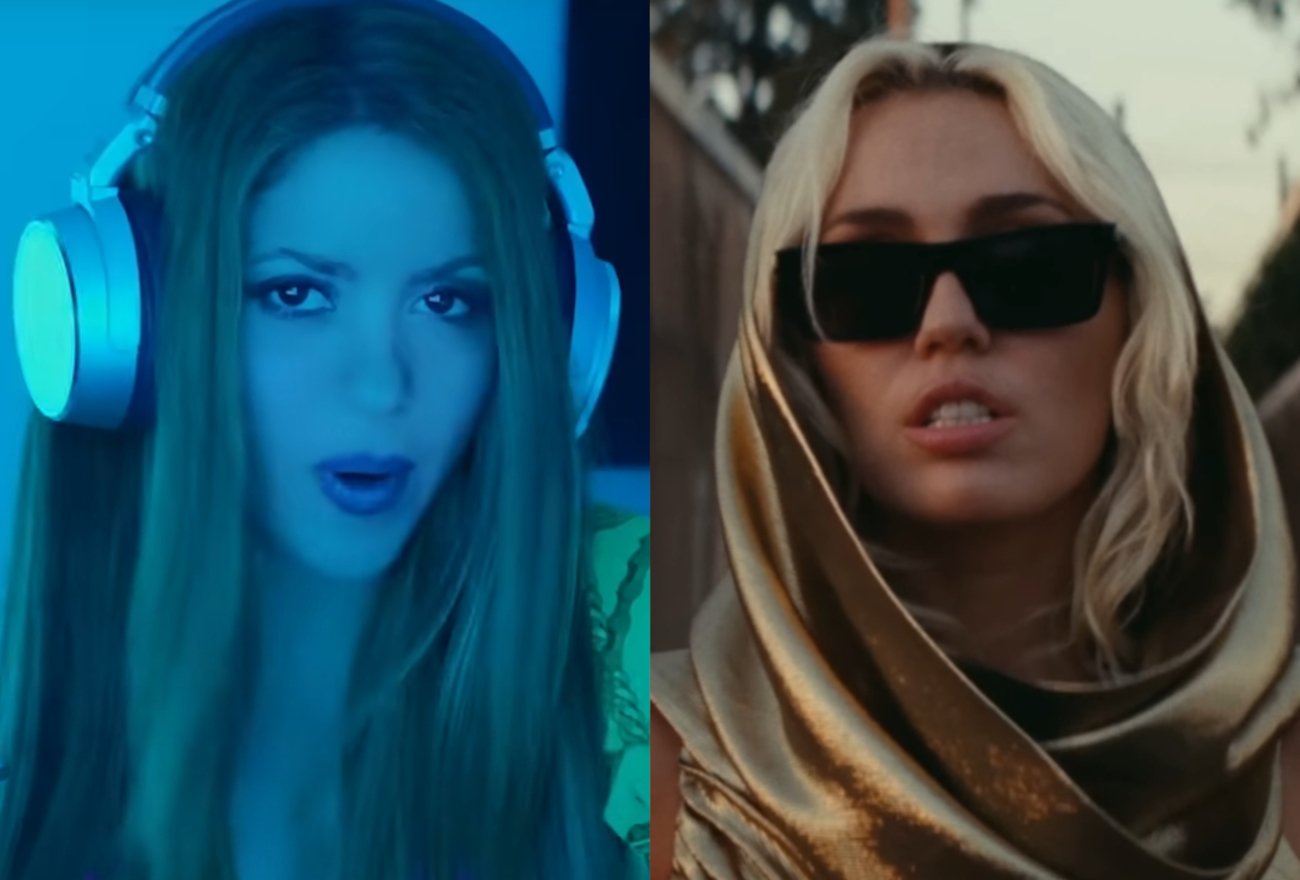 "Flowers" Miley Cyrus i piosenka Shakiry o Gerardzie Pique'u stały się hitami internetu.