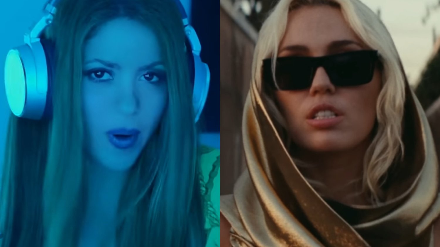 "Flowers" Miley Cyrus i piosenka Shakiry o Gerardzie Pique'u stały się hitami internetu.