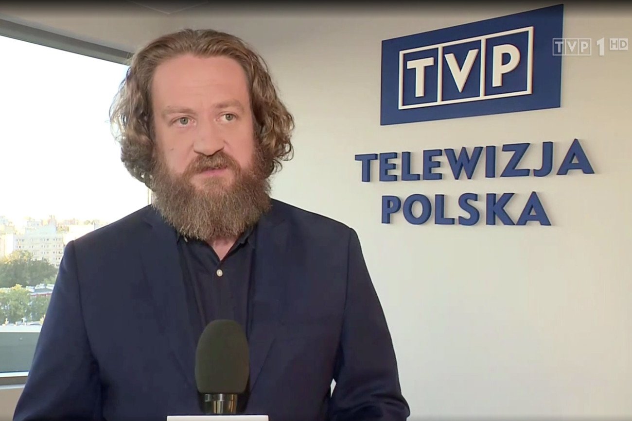 Mateusz Matyszkowicz, nowy prezes TVP, w "Wiadomościach"