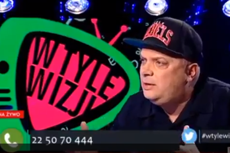 Skiba wystąpił w programie "W tyle wizji"