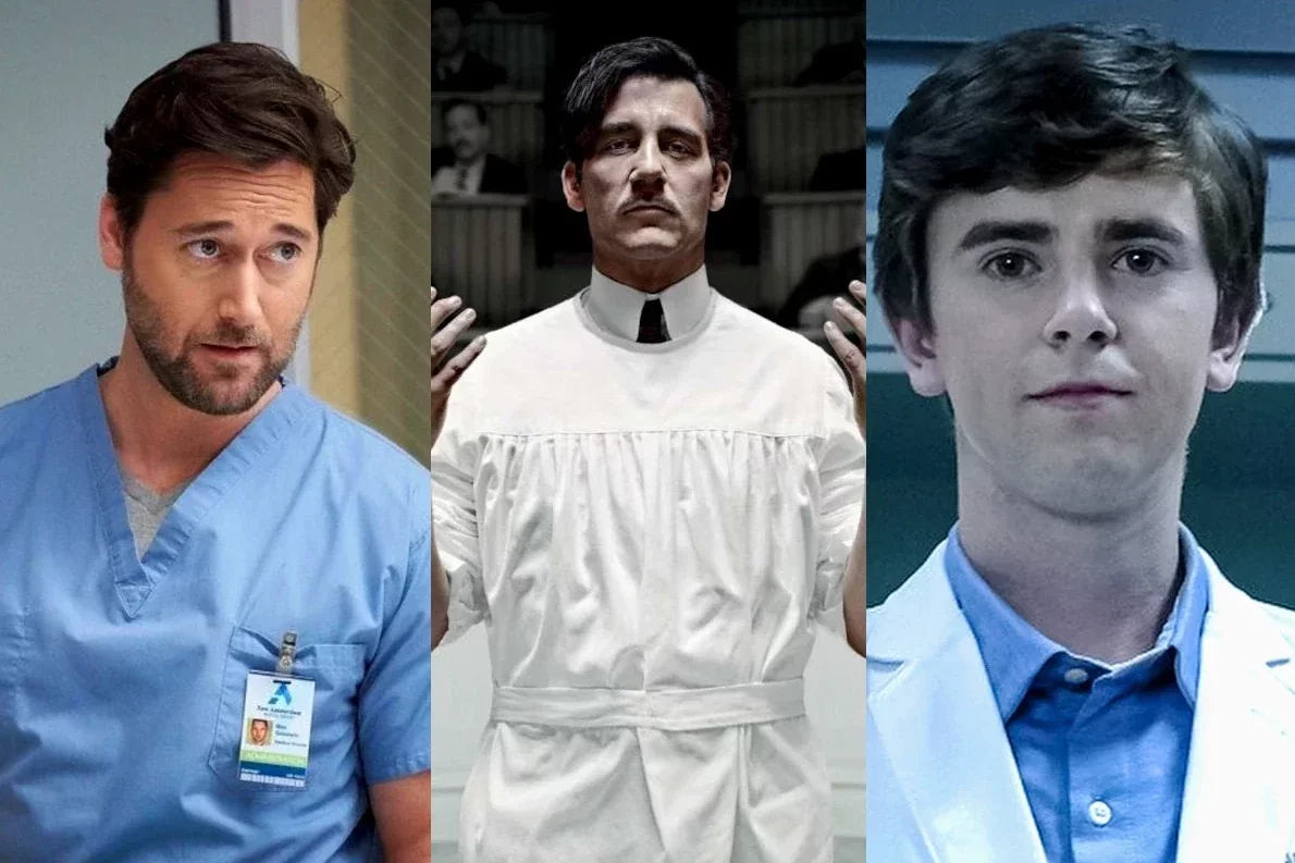 Kadry z seriali: "New Amsterdam", "The Knick" i "The Good Doctor"
