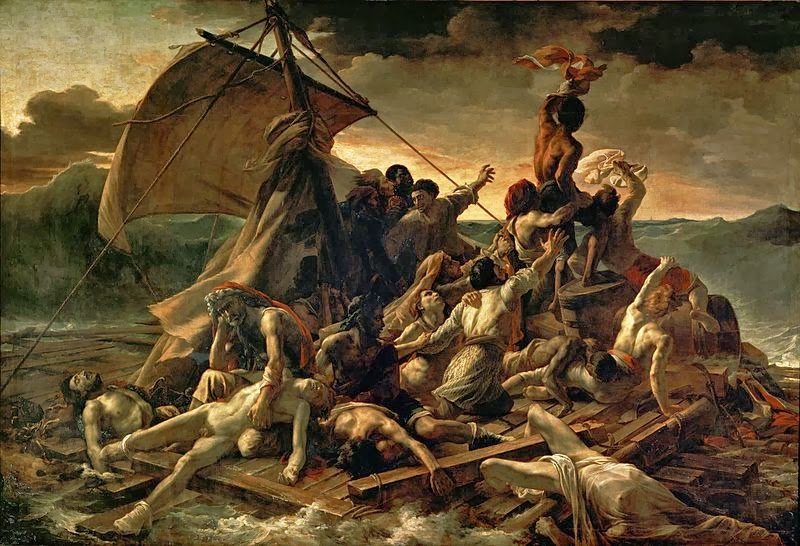 Théodore Géricault, Tratwa Meduzy, 1818-19, Luwr