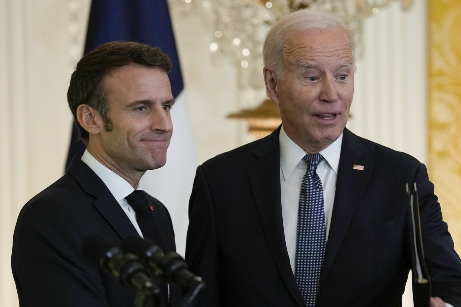 Prezydenci Francji i USA