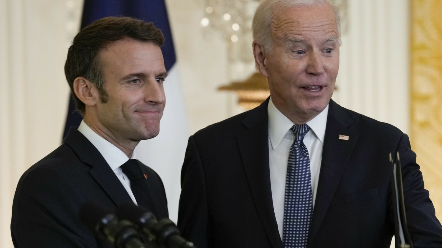 Prezydenci Francji i USA