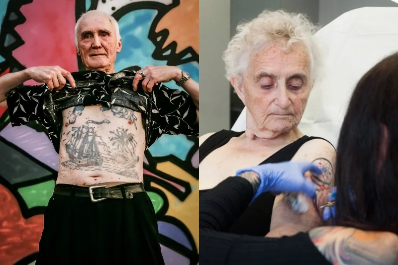 Tatuaże przestają być dla seniorów tematem tabu. Coraz częściej w studiach pojawiają się klienci 60 +