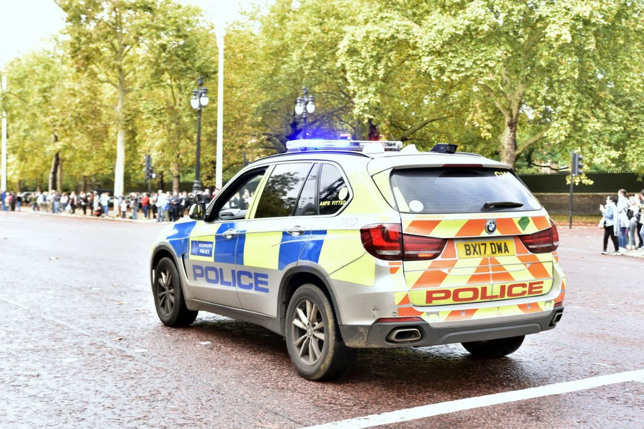 Policja w Londynie.