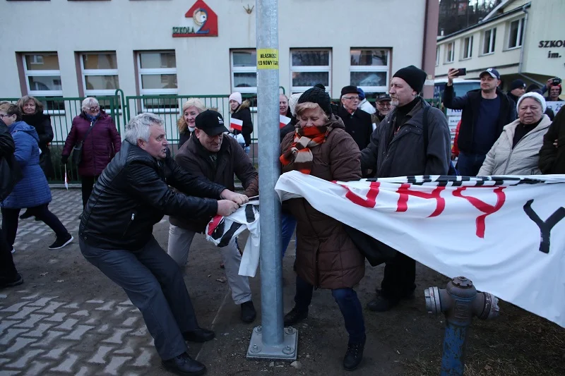 Na spotkaniu Andrzeja Dudy w Rabce-Zdroju doszło do awantury.