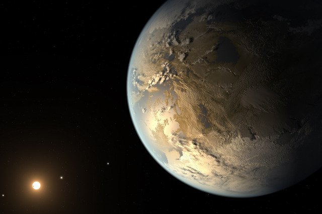 Artystyczne wyobrażenie planety Kepler-186f