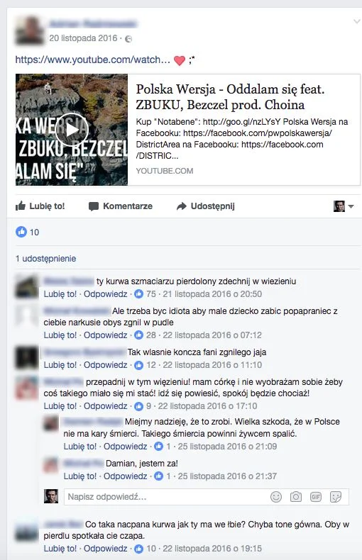 Adrian R. okazał się niepoczytalny, jednak internauci wydali inny wyrok.