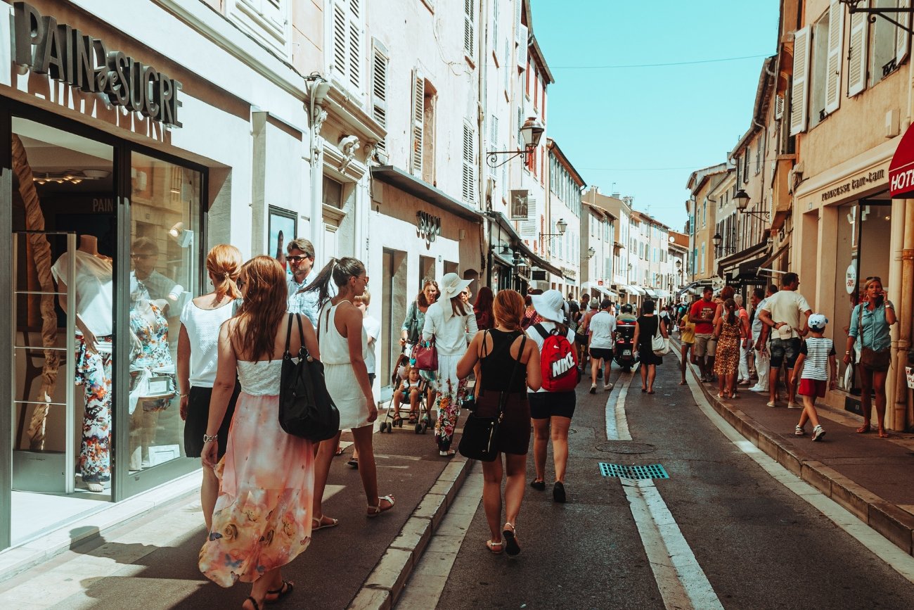 Deptak w Saint-Tropez