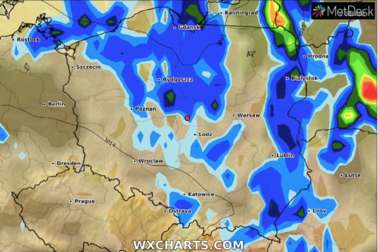 Gdzie jest burza w sobotę 22 lipca?