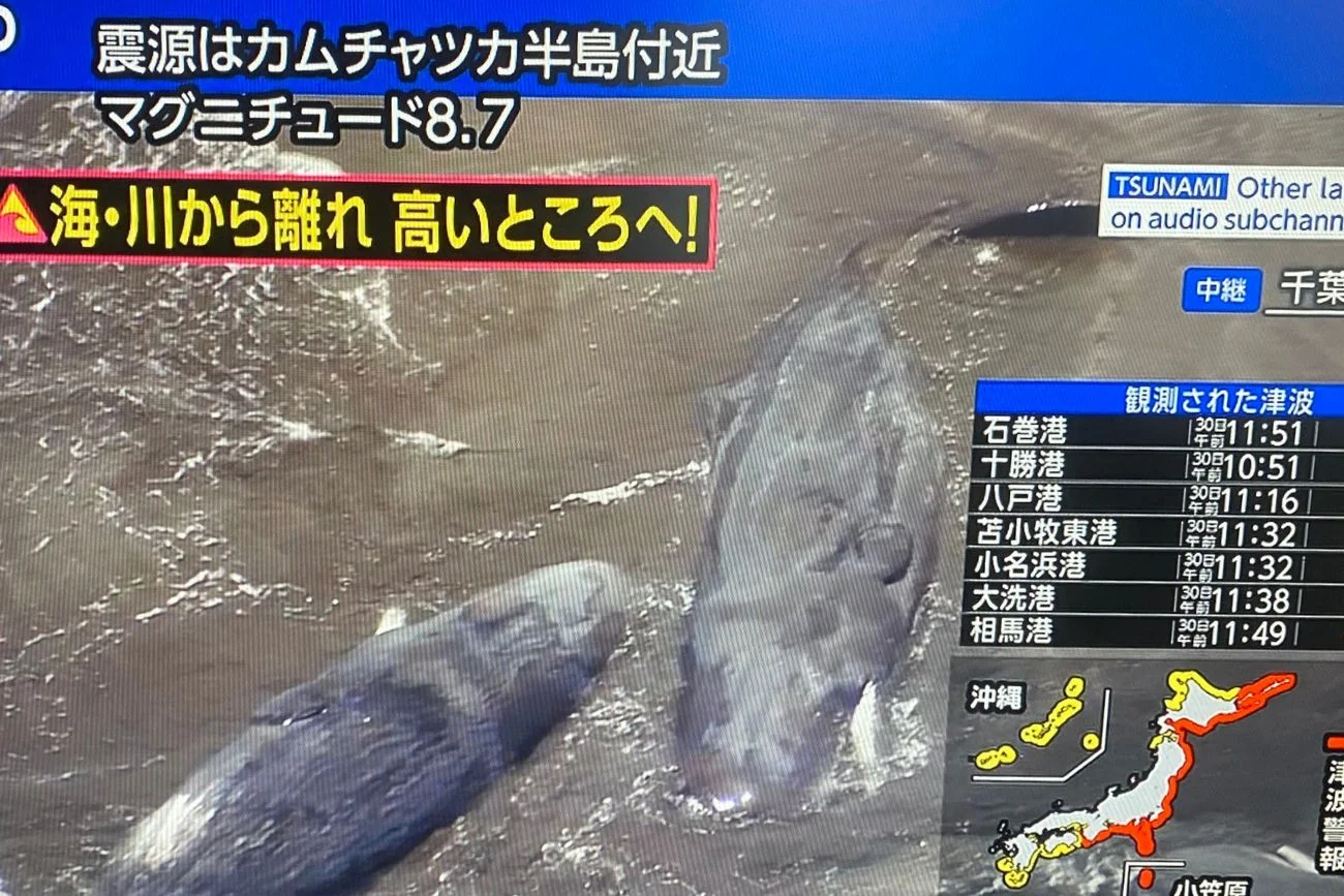 To pokazuje skalę trzęsienia ziemi w Rosji. Szokujący widok na plaży w Japonii