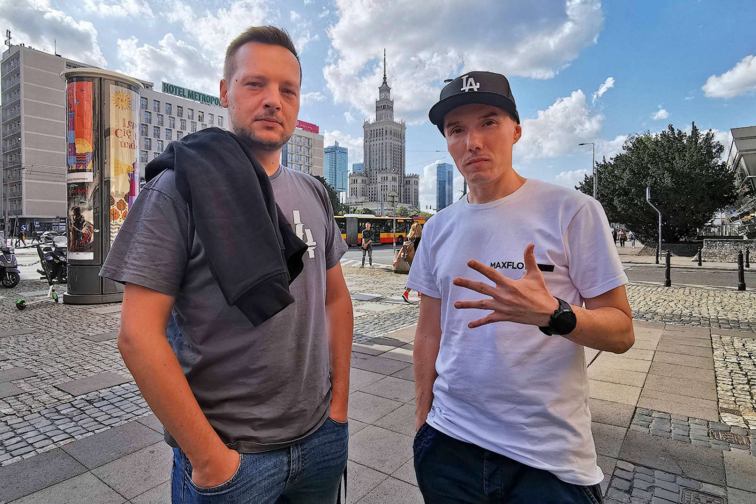 Fokus (po lewej) i Rahim, czyli Ślązacy w Stolicy