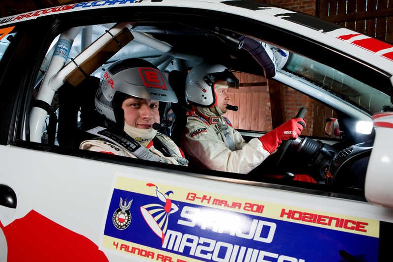 Maciej Handwerker jest pilotem Krzysztofa Schenka w zespole rajdowym TINT.