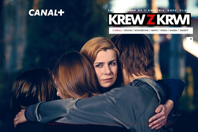 Agata Kulesza jako Carmen Rota i jej filmowe dzieci w nowym serialu Canal+ pt. "Krew z krwi"