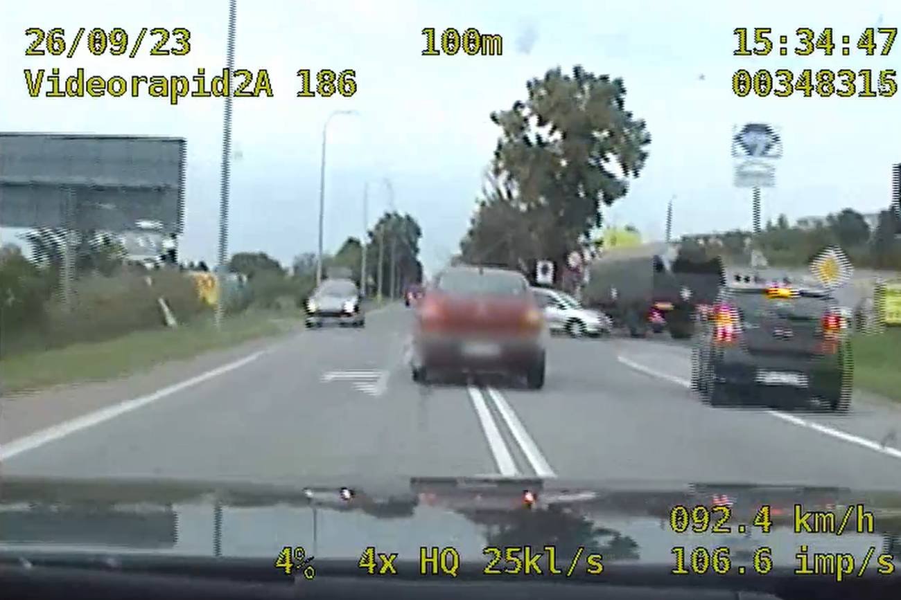 56-latek popełnił 34 wykroczenia i dostał 265 punktów karnych.