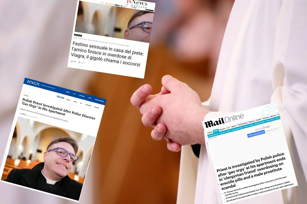 Orgia księży komentowana przez światowe media. Piszą o męskiej prostytutce