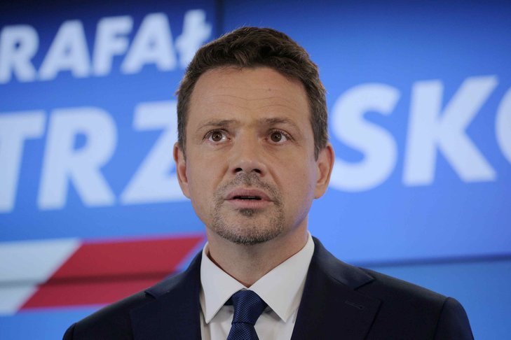 Rafał Trzaskowski wystąpił w TVN sam, bez Andrzeja Dudy.