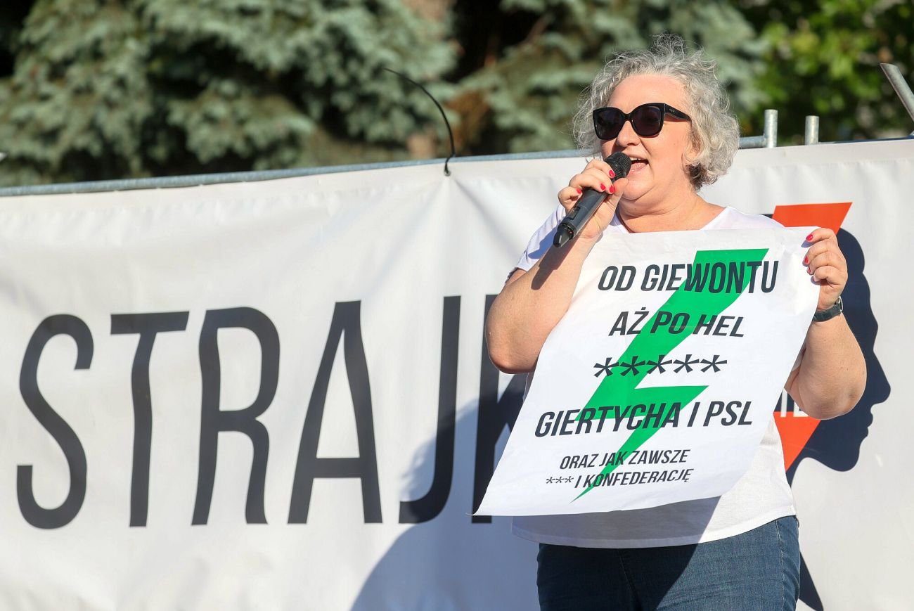 Strajk kobiet znów wyszedł na ulice Warszawy