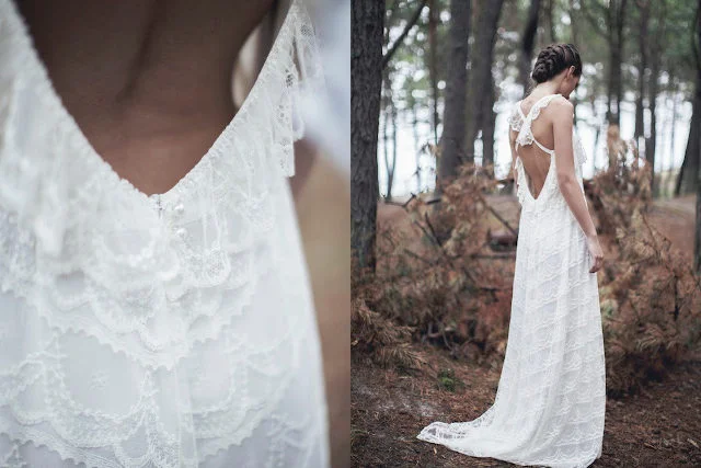 Suknia ślubna inspirowana latami siedemdziesiątymi, Karolina Twardowska Atelier