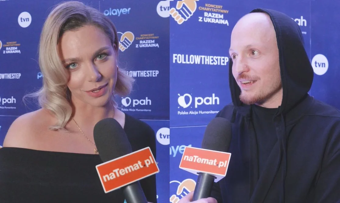 Koncert "Razem z Ukrainą" -  Vanessa Aleksander i Wojtek Urbański w rozmowie z Klaudią Szarowską