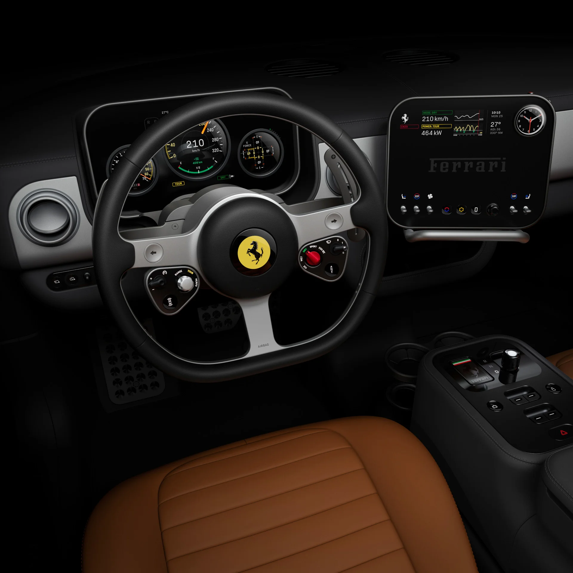 Wnętrze Ferrari Luce