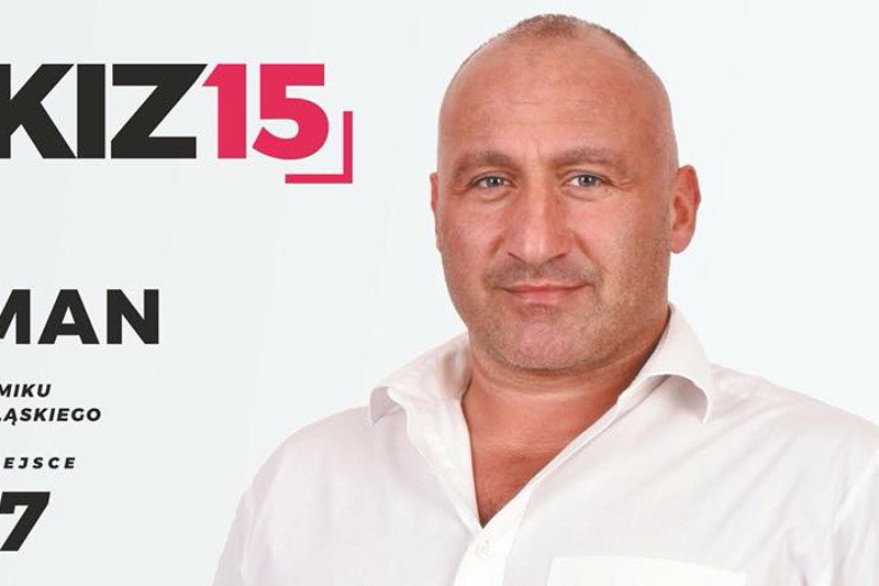 Marcin Najman wystartuje w wyborach do sejmiku województwa śląskiego z listy stowarzyszenia Kukiz'15.