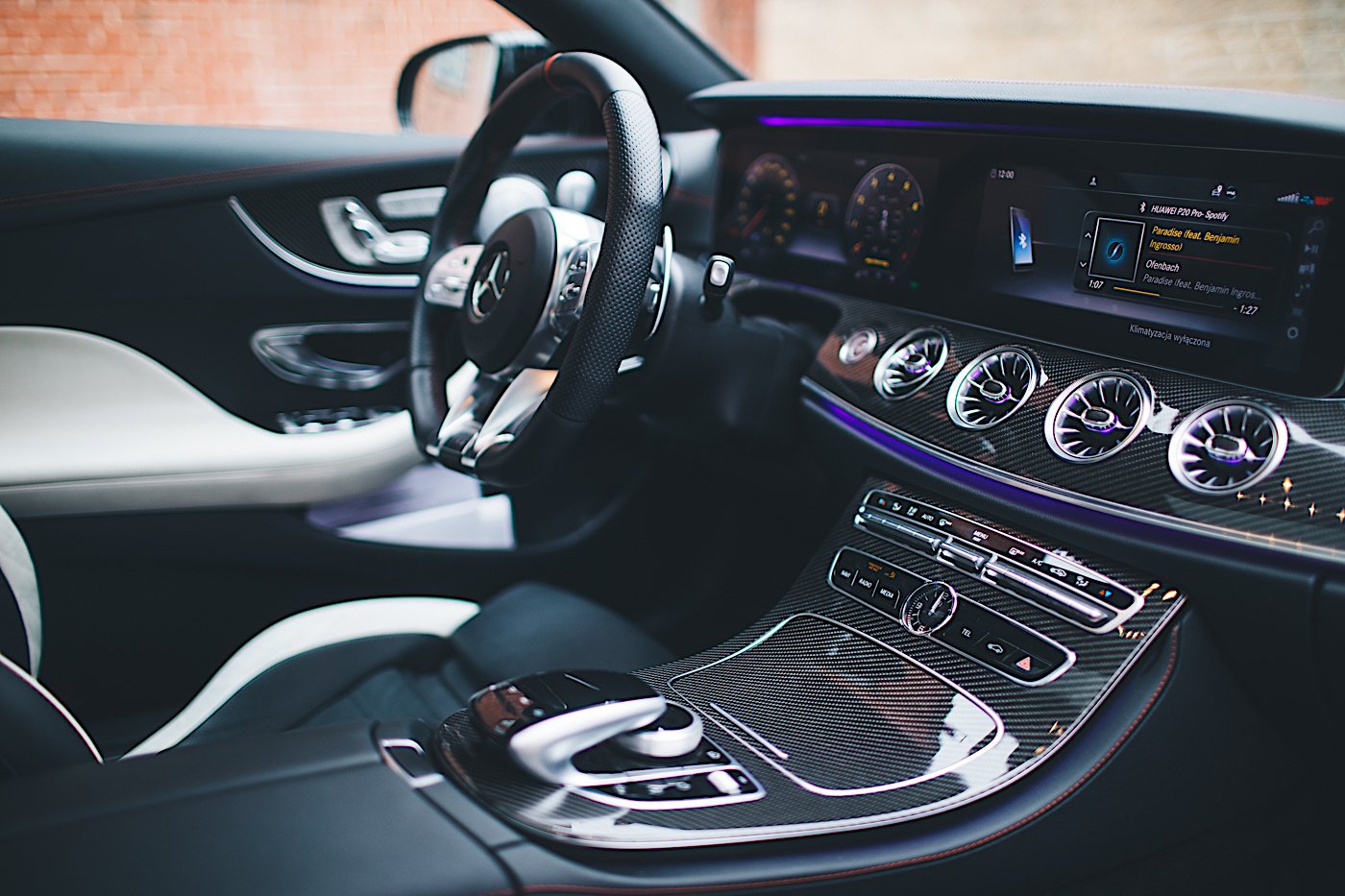 Mercedes E53 AMG w wersji coupe.