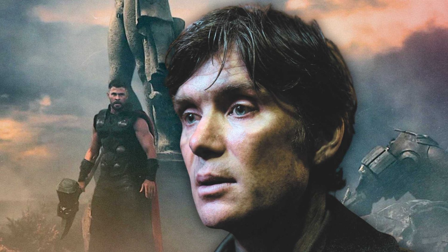 Cillian Murphy w filmie "Drobiazgi takie jak te" i kadr z "Avengers: Doomsday"