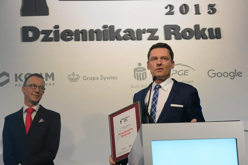 Gala konkursu Grand Press 2015 w Warszawie.