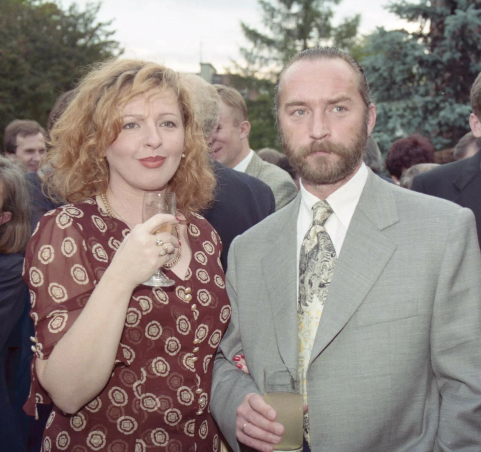 Magda i Piotr Gesslerowie w 1996 roku