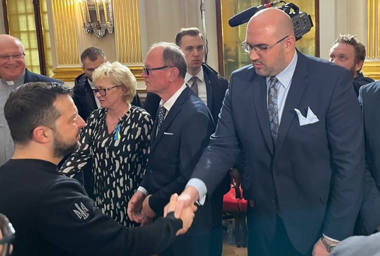 Zełenski spotkał się z Sakiewiczem i Olechowskim. Pokazał zdjęcie.