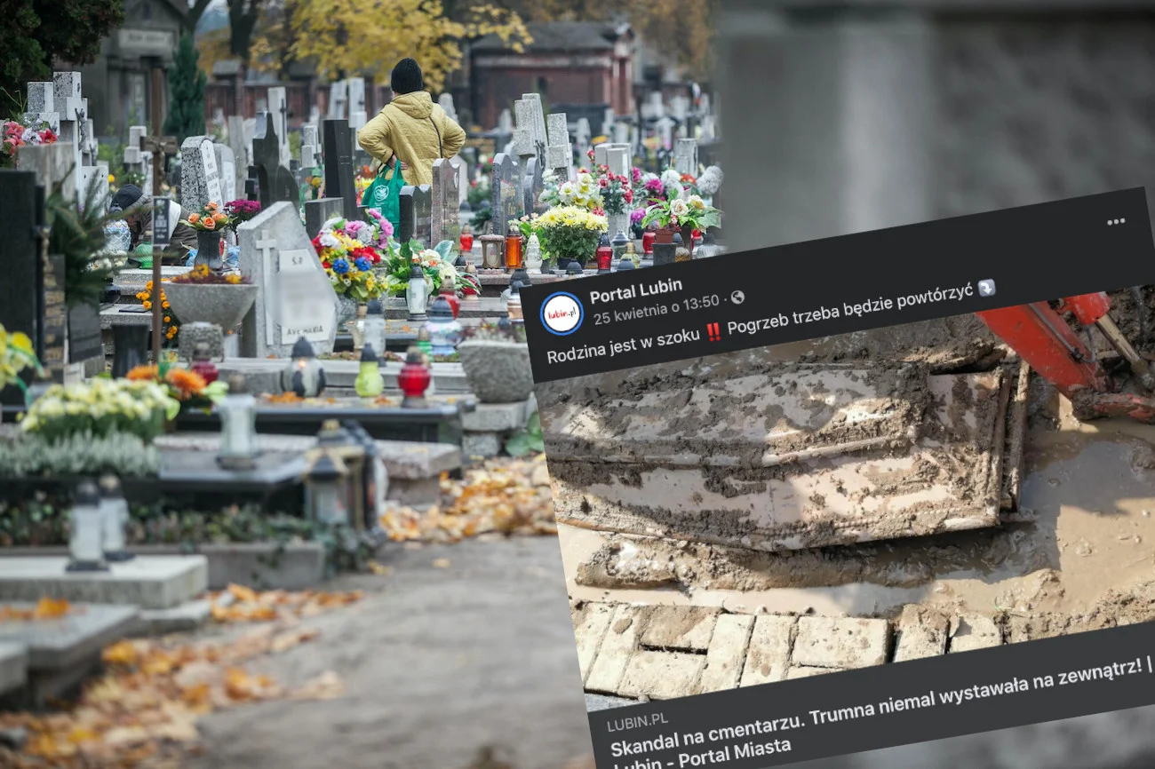 Na cmentarzu w Tymowej doszło do skandalicznej sytuacji.