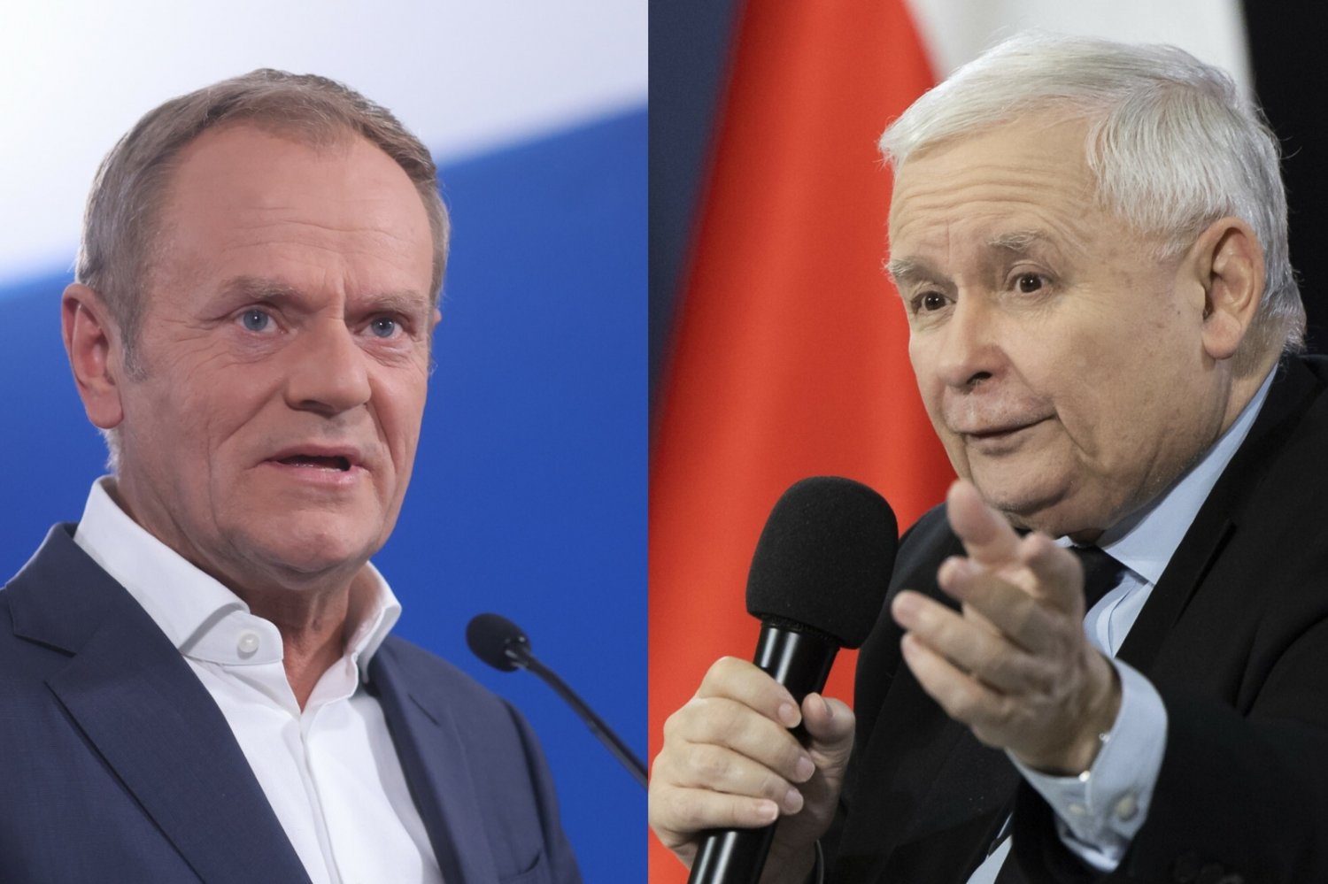 Donald Tusk i Jarosław Kaczyński