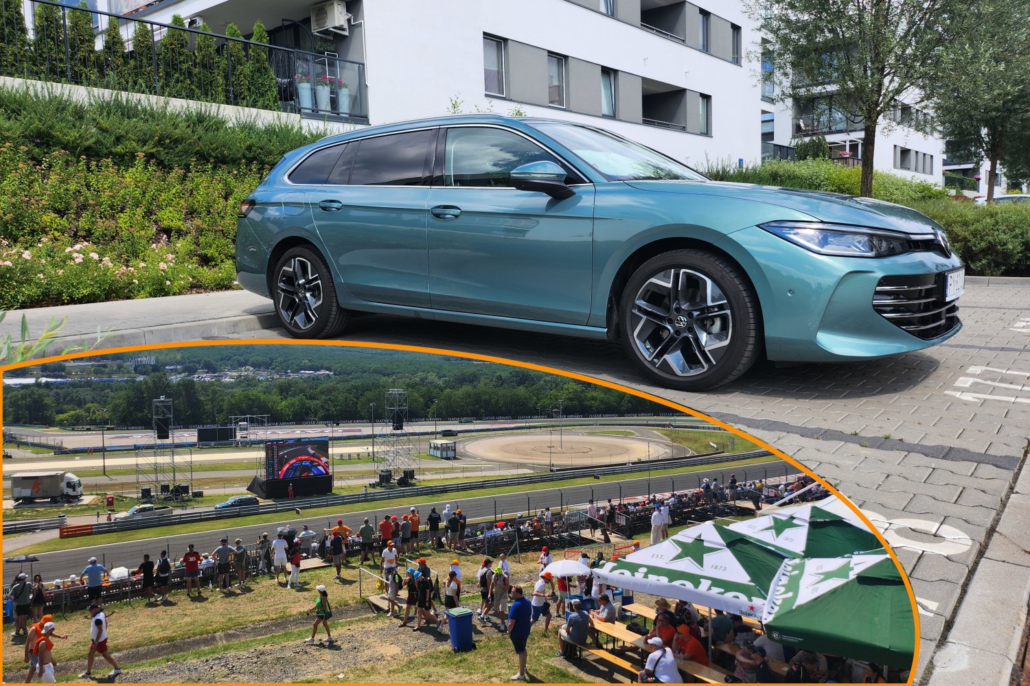 Zabrałem Passata na wyścig F1.