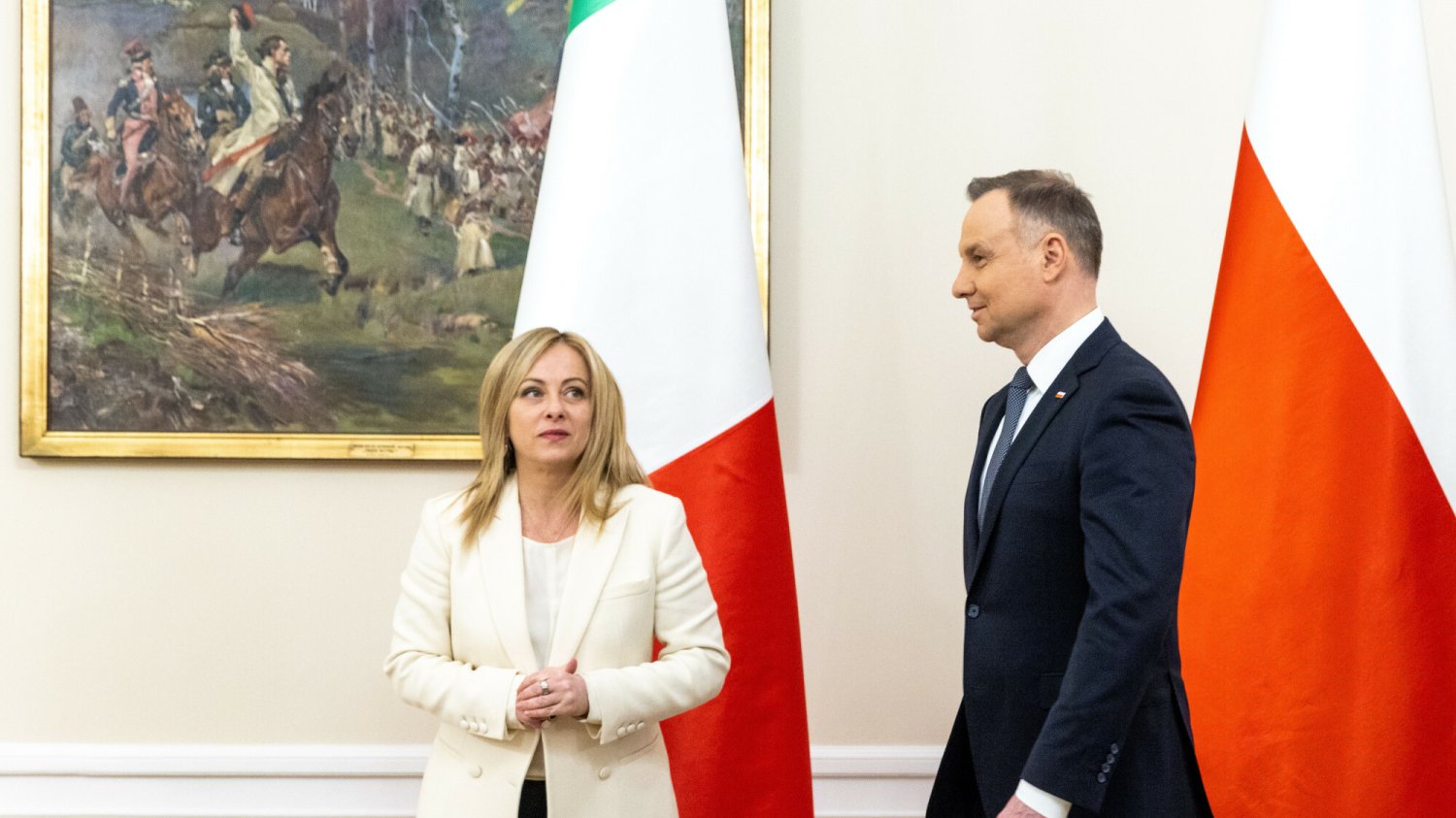 Meloni padła ofiarą pranksterów podobnie jak kiedyś Duda.