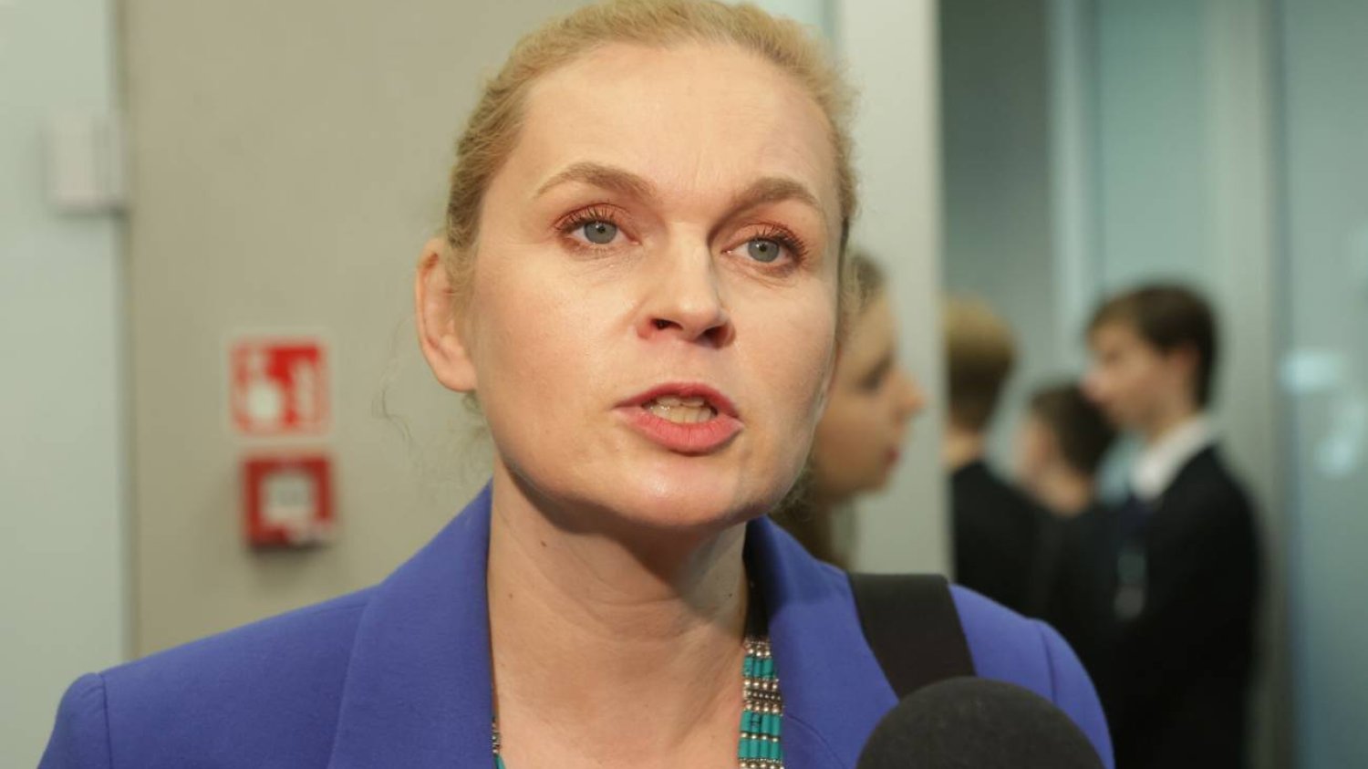 Spięcie Barbary Nowackiej z pracownikiem TV Republika. "Minimum zachowania"