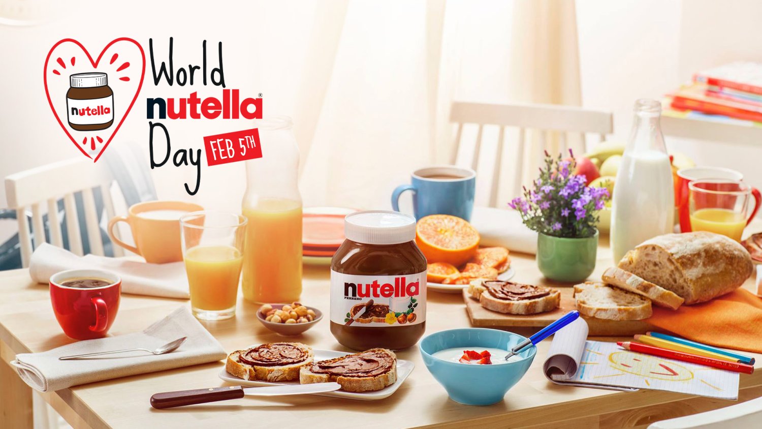 Święto smaku, ciepła i radości w środku mroźnej zimy - Światowy Dzień Kremu Nutella®