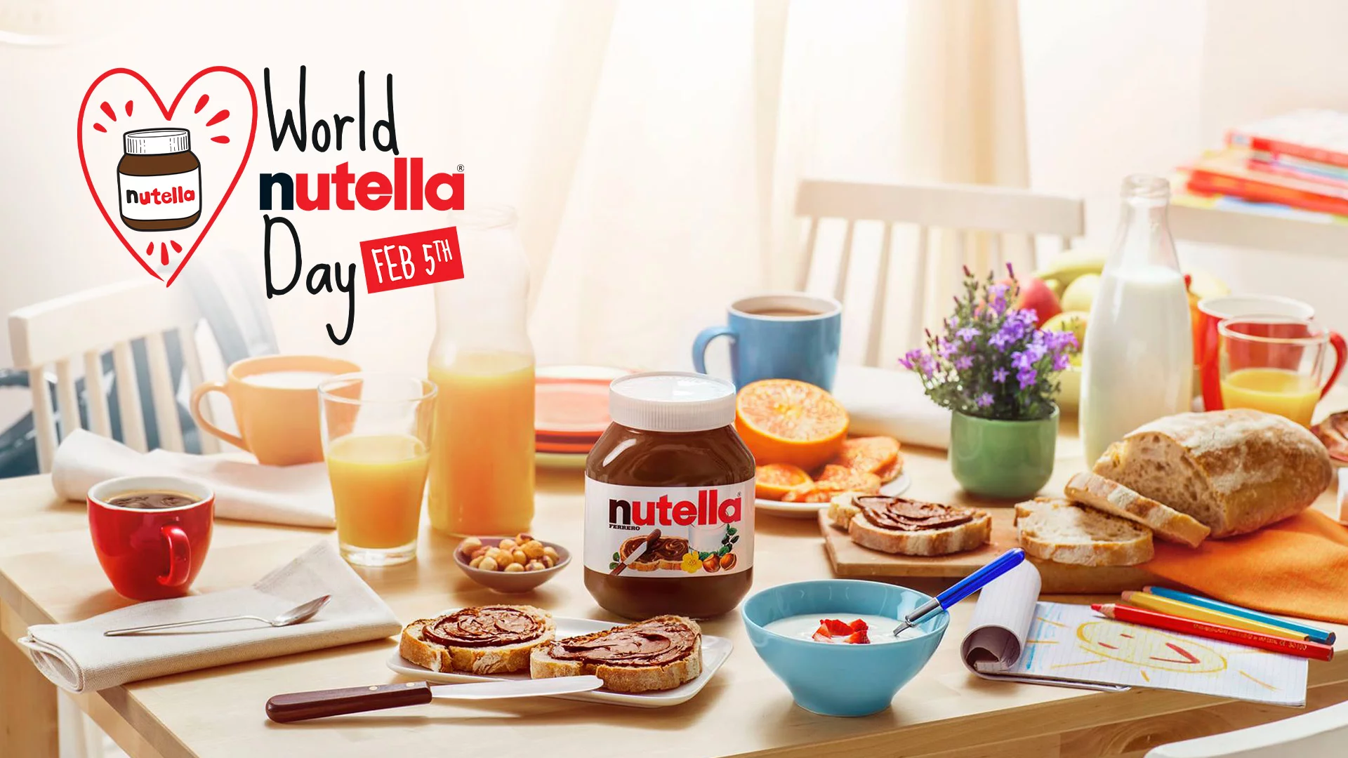Święto smaku, ciepła i euforii w środku mroźnej zimy - Światowy Dzień Kremu Nutella®