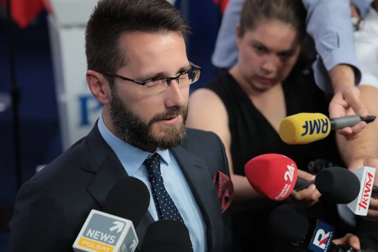 Radosław Fogiel wyśmiał protest sędziów w Warszawie.