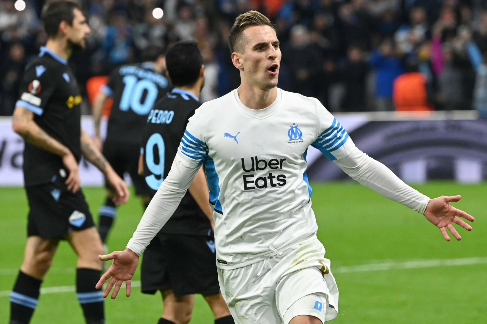 Arkadiusz Milik otworzył wynik meczu Marsylii z Lazio, ale jego zespół przegrał z Włochami
